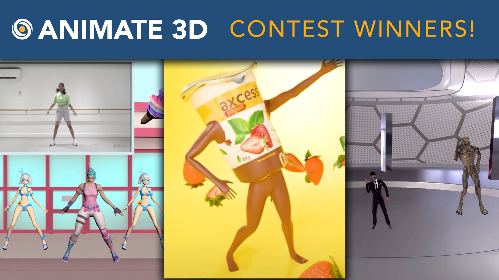 Animate 3D - Contest Winners!