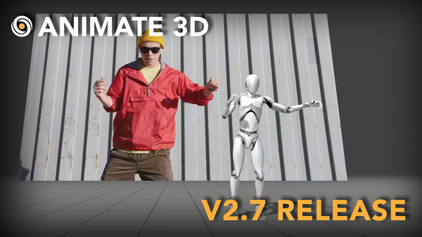 Animate 3D - V2.7 Release: Half Body Tracking, Sports Analysis + More!
