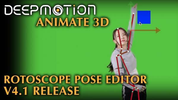 Animate 3D V4.1 - Rotoscope Pose Editor